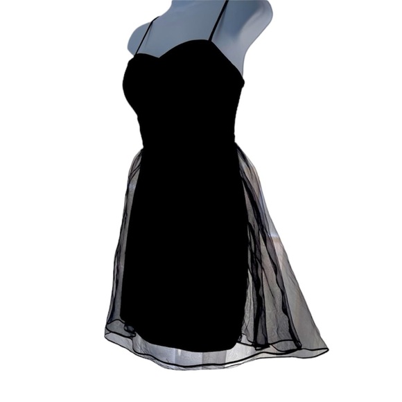 Xhilaration Dresses & Skirts - Xhilaration Medium Mini Dress Black Spaghetti Strap